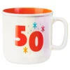 Hallmark 50 Mug, 16 Oz. -Hallmark 50 Ceramic Mug 1BID1070 01