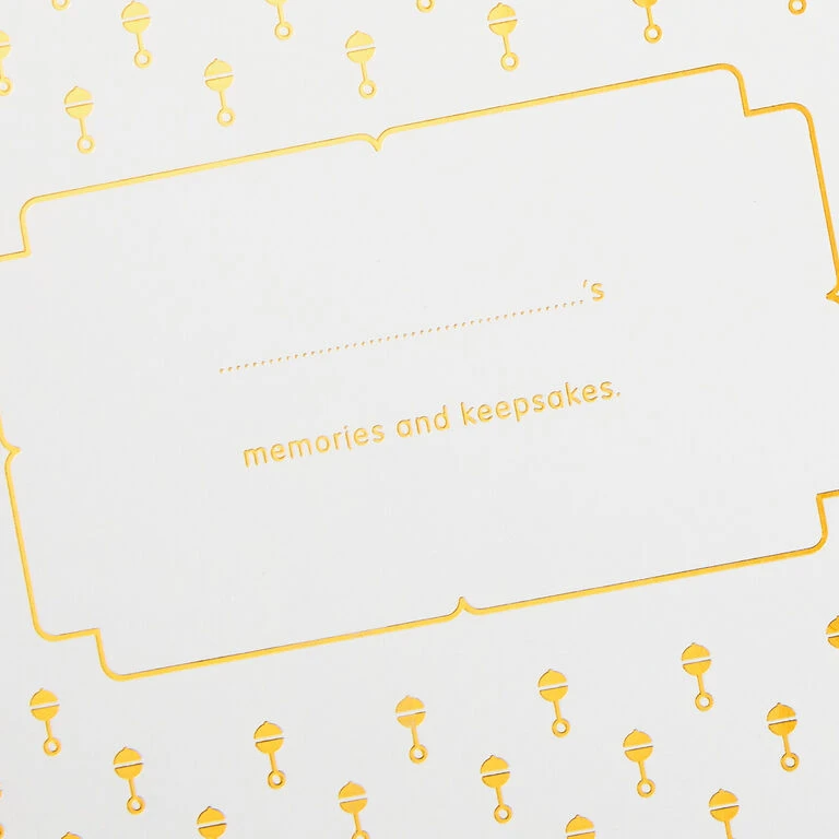 Hallmark Baby's Memories Gray Memory Box 6 Hallmark Baby's Memories Gray Memory Box - Image 4