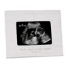Hallmark For This Child We Prayed Sonogram Porcelain Picture Frame, 3.75x2.5 -Hallmark Baby Sonogram Porcelain Picture Frame With Bible Verse 1FRG6021 01