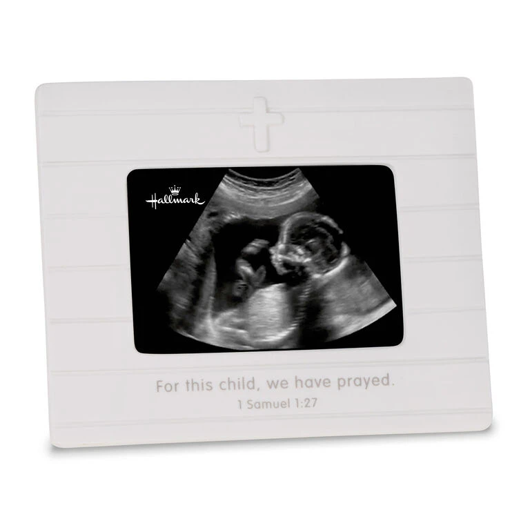 Hallmark For This Child We Prayed Sonogram Porcelain Picture Frame, 3.75x2.5 3 Hallmark For This Child We Prayed Sonogram Porcelain Picture Frame, 3.75x2.5