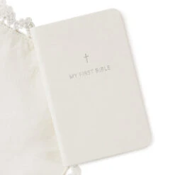 Hallmark Commemorative Handkerchief And First Bible Set -Hallmark Babys First Bible Book and Handkerchief Set 1BBY4787 04