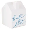Hallmark Built To Last Ceramic House Figurine, 4"