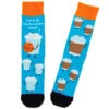 Hallmark Coffee Cups Playing Basketball Funny Crew Socks -Hallmark Coffee Cups Playing Basketball Funny Novelty Crew Socks 1SOX2086 01