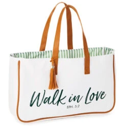 Hallmark Walk In Love Canvas Tote Bag