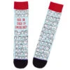 Hallmark Emergency Toilet Paper Funny Crew Socks