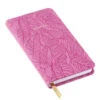Hallmark Etched Leaves Pink Slim Notebook -Hallmark Etched Leaves Pink Slim Journal 1HWJ3808 01