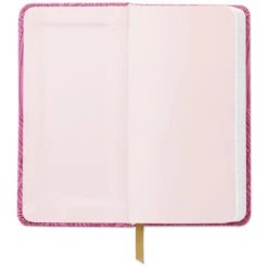 Hallmark Etched Leaves Pink Slim Notebook -Hallmark Etched Leaves Pink Slim Journal 1HWJ3808 03