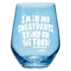Hallmark Friends Bring On The Food Stemless Wine Glass, 16 Oz.
