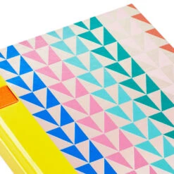 Hallmark Geometric Triangles Hardback Notebook -Hallmark Geometric Triangles Hardcover Notebook 1HWJ7052 05