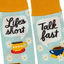 Hallmark Gilmore Girls Life's Short, Talk Fast Crew Socks 7 Hallmark Gilmore Girls Life's Short, Talk Fast Crew Socks -Hallmark Gilmore Girls Lifes Short Talk Fast Crew Socks 1PCL1011 03