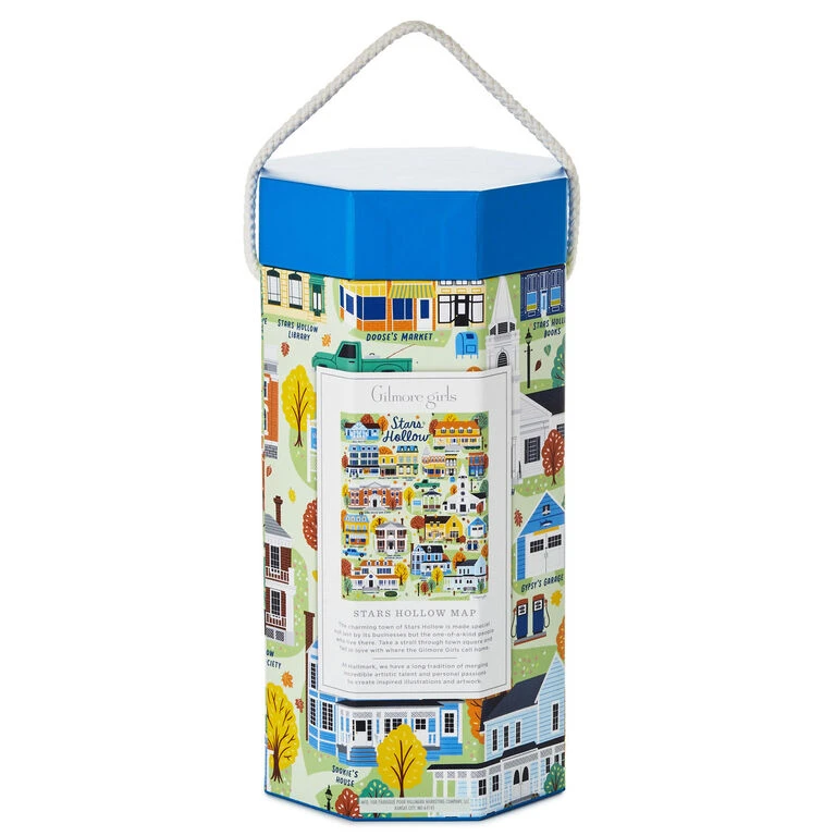 Hallmark Gilmore Girls Stars Hollow Map 1,000-Piece Jigsaw Puzzle 5 Hallmark Gilmore Girls Stars Hollow Map 1,000-Piece Jigsaw Puzzle - Image 3