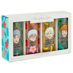 Hallmark The Golden Girls Glasses, Set Of 4 -Hallmark Golden Girls Drinking Glasses Set of 4 1GOL1049 03