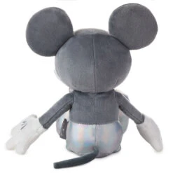 Hallmark Disney 100 Years Of Wonder Mickey Mouse Plush, 15.5" -Hallmark Gray and Iridescent Mickey Mouse Stuffed Animal 1DYG2077 02