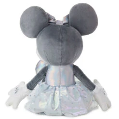 Hallmark Disney 100 Years Of Wonder Minnie Mouse Plush, 15.5" 5 Hallmark Disney 100 Years Of Wonder Minnie Mouse Plush, 15.5" -Hallmark Gray and Iridescent Minnie Mouse Stuffed Animal 1DYG2078 02