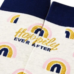 Hallmark Channel Happily Ever After Novelty Crew Socks 8 Hallmark Channel Happily Ever After Novelty Crew Socks -Hallmark Hallmark Channel 1 Fan Rainbows Novelty Crew Socks 1HKC2243 03
