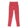 Hallmark Channel Knit Pattern Fleece-Lined Leggings, Small/Medium -Hallmark Hallmark Channel Red Fair Isle FleeceLined Leggings 1XKT3554 01
