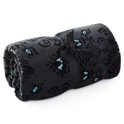 Hallmark Disney The Haunted Mansion Glow-in-the-Dark Throw Blanket, 50x60 7 Hallmark Disney The Haunted Mansion Glow-in-the-Dark Throw Blanket, 50x60 -Hallmark Haunted Mansion Wallpaper Pattern Fuzzy Blanket 1HGN1280 03