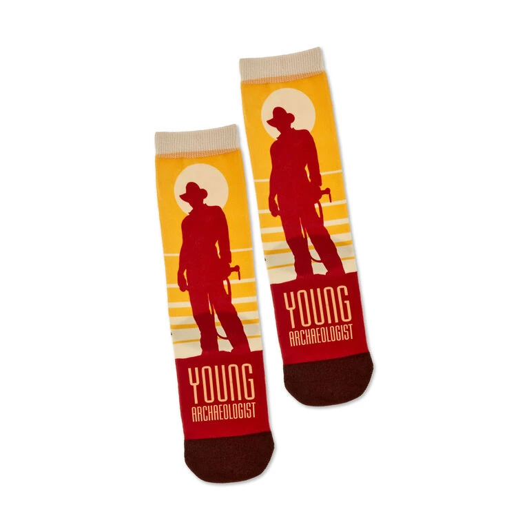 Hallmark Indiana Jones™ Adult And Child Relic And Archeologist Socks, Pack Of 2 5 Hallmark Indiana Jones™ Adult And Child Relic And Archeologist Socks, Pack Of 2 - Image 3
