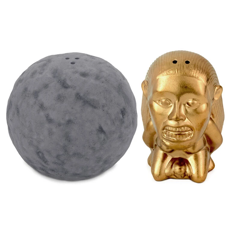 Hallmark Indiana Jones™ Boulder And Idol Salt And Pepper Shakers, Set Of 2 3 Hallmark Indiana Jones™ Boulder And Idol Salt And Pepper Shakers, Set Of 2