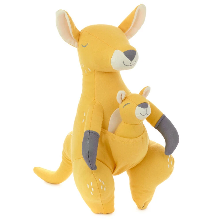 Hallmark Kangaroo And Baby Joey Stuffed Animal And Rattle Set 3 Hallmark Kangaroo And Baby Joey Stuffed Animal And Rattle Set