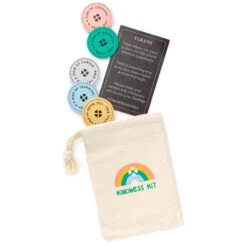 Hallmark Little World Changers™ And Kind Culture Co. The Doll Kind Dark Skin Girl, 12" 13 Hallmark Little World Changers™ And Kind Culture Co. The Doll Kind Dark Skin Girl, 12" -Hallmark Little World Changers Dark Skin Girl Doll With Tokens 1KID2086 04