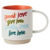 Hallmark Live Love Mug, 16 Oz. -Hallmark Live Love Ceramic Mug 1MUG3550 01