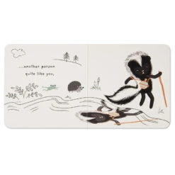 Hallmark MopTops Skunk Stuffed Animal With You Are Unique Board Book -Hallmark MopTops Plush Skunk Stuffed Animal and Board Book 1KID2082 06