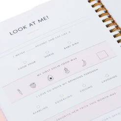 Hallmark My First Year Baby Book For Girl 15 Hallmark My First Year Baby Book For Girl -Hallmark My First Year Pink Baby Book for Girl 1BBA4136 07