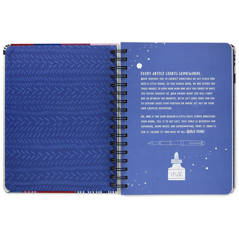 Hallmark Never Stop Making Artist Doodle Book 4 Hallmark Never Stop Making Artist Doodle Book - Image 2