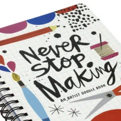 Hallmark Never Stop Making Artist Doodle Book 14 Hallmark Never Stop Making Artist Doodle Book -Hallmark Never Stop Making Artist Prompted Journal 3HWJ2104 05