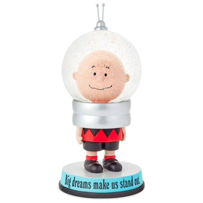 Hallmark Peanuts® Charlie Brown Big Dreams Snow Globe 5 Hallmark Peanuts® Charlie Brown Big Dreams Snow Globe - Image 3