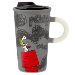 Hallmark Peanuts® Flying Ace Snoopy Color Changing Travel Mug, 16 Oz. -Hallmark Peanuts Snoopy Flying Ace Color Change Travel Mug 1PAJ3528 04