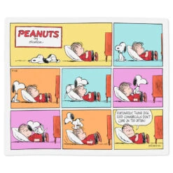 Hallmark Peanuts® Snoopy And Linus Comic Strip Throw Blanket, 50x60 -Hallmark Peanuts Snoopy and Linus Comic Strip Throw Blanket 1PAJ3509 03