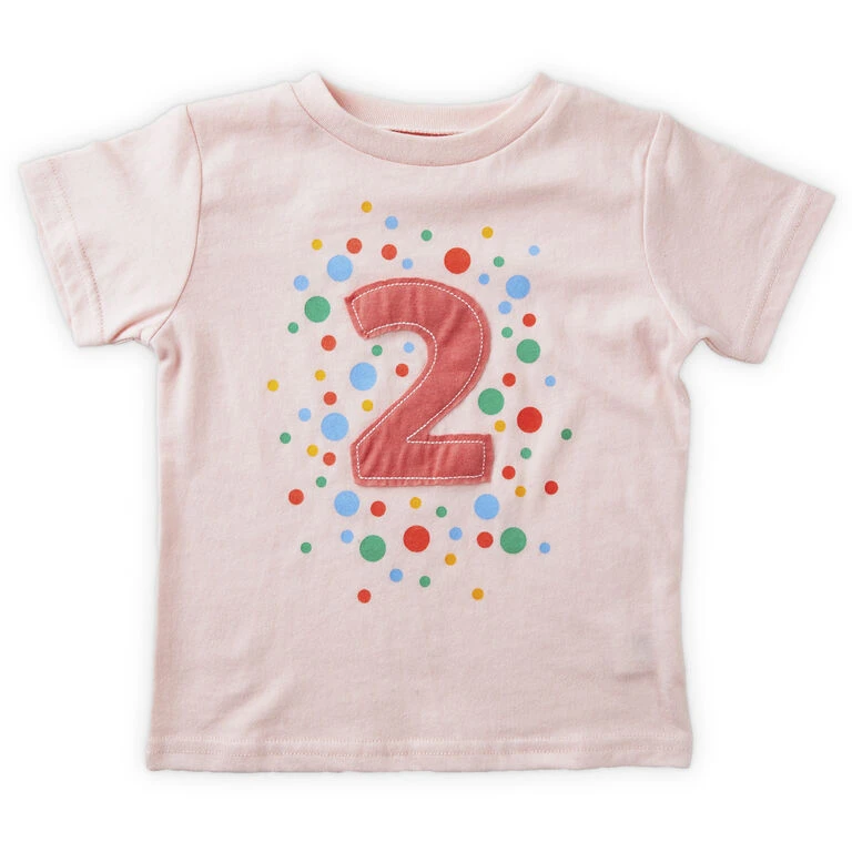 Hallmark Pink Second Birthday T-Shirt, 2T 3 Hallmark Pink Second Birthday T-Shirt, 2T