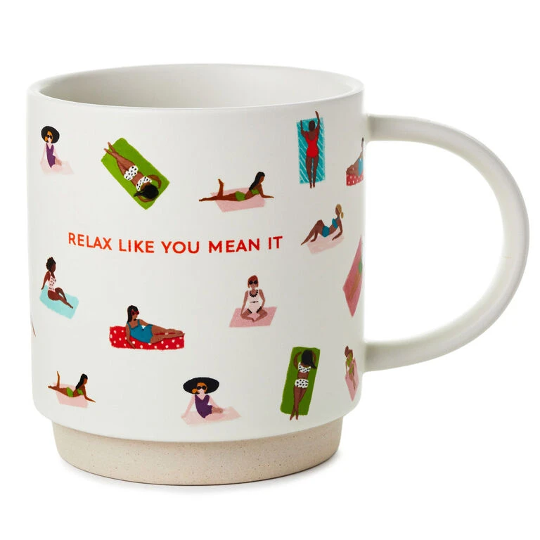 Hallmark Relax Like You Mean It Mug, 16 Oz. 3 Hallmark Relax Like You Mean It Mug, 16 Oz.