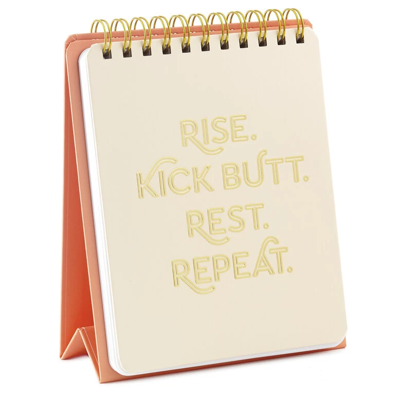 Hallmark Kick Butt, Repeat Easel Notebook 4 Hallmark Kick Butt, Repeat Easel Notebook - Image 2