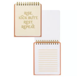 Hallmark Kick Butt, Repeat Easel Notebook 13 Hallmark Kick Butt, Repeat Easel Notebook -Hallmark Rise Kick Butt Rest Repeat Easel Notebook 3HWJ2108 04