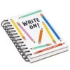 Hallmark Write On! Prompted Journal With Stickers -Hallmark Spiral Notebook With 119 Prompt Stickers 3HWJ2111 01