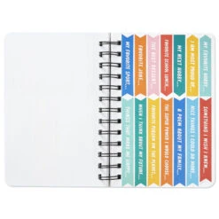 Hallmark Write On! Prompted Journal With Stickers -Hallmark Spiral Notebook With 119 Prompt Stickers 3HWJ2111 04