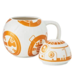 Hallmark Star Wars™ BB-8™ Mug With Sound, 14 Oz. -Hallmark Star Wars BB8 Ceramic Mug With Sound Effects Lid 1SHP2167 03