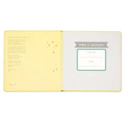 Hallmark Three Is Awesome! Birthday Book 7 Hallmark Three Is Awesome! Birthday Book -Hallmark Three Is Awesome Birthday Book 1BOK1518 03