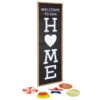 Hallmark Welcome Home Front Porch Sign With Seasonal Decorations, 16.5x47.25 -Hallmark Welcome Home Front Porch Decor With Seasonal Decorations 1SNN1083 01