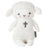 Hallmark Lullaby Lamb Musical Stuffed Animal, 8.25" -Hallmark White Plush Lamb With Cross Stuffed Animal 1BBY4720 01