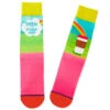 Hallmark Coffee Is My Morning Wine Funny Crew Socks 2 Hallmark Coffee Is My Morning Wine Funny Crew Socks -Hallmark Wine Rainbow and Coffee Cup Funny Novelty Crew Socks 1SOX2065 01