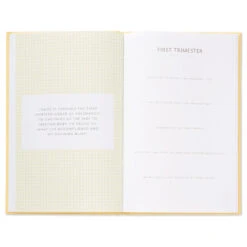 Hallmark While I Was Waiting Prompted Pregnancy Journal -Hallmark Yellow Prompted Pregnancy Journal 1BBA4141 06